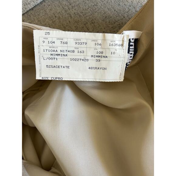 Mimmina 2 piece formal set wedding Victorian dress blazer vintage ruffle,  44 10 - Picture 10 of 16